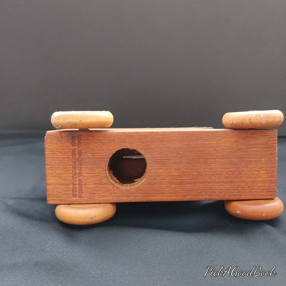 Truck Bank Kansas City Times Star Newspaper Collectible Vtg Wooden‎ TOYSTALGIA